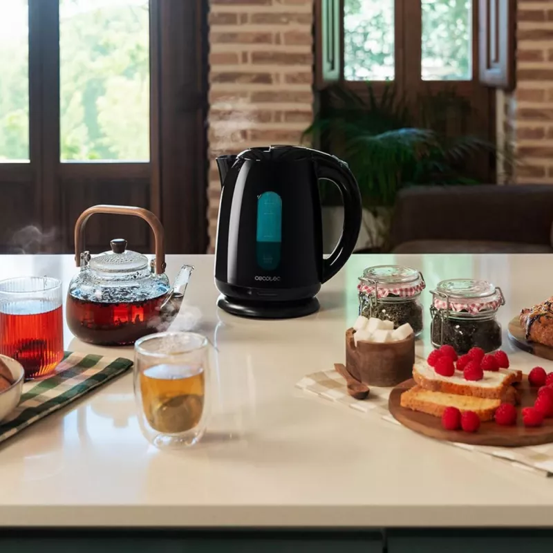 Czajnik elektryczny CECOTEC Thermosense 180 — 1,7 l, 2200 W, czarny