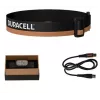 Latarka czołowa Duracell DH2000R Gift Box — kompaktowa, czarno-pomarańczowa, ładowalna latarka czołowa