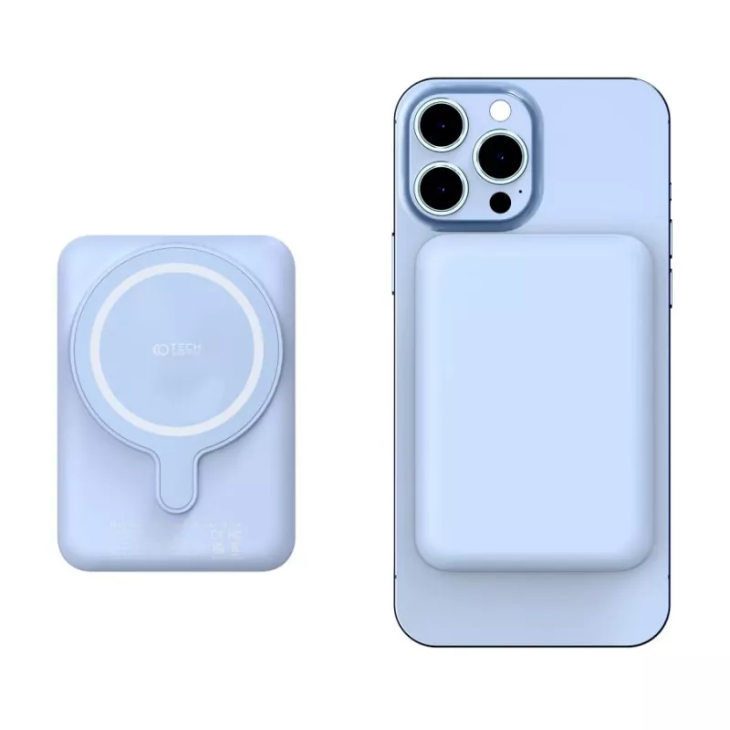 Przenośny powerbank TECH-PROTECT PB10 LIFEMAG 5000mAh niebieski