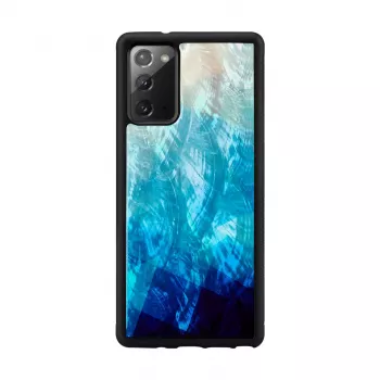 Etui ochronne iKins dla Samsung Galaxy Note 20 — niebieskie jezioro i czarne, smukła obudowa