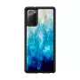 Etui ochronne iKins dla Samsung Galaxy Note 20 — niebieskie jezioro i czarne, smukła obudowa