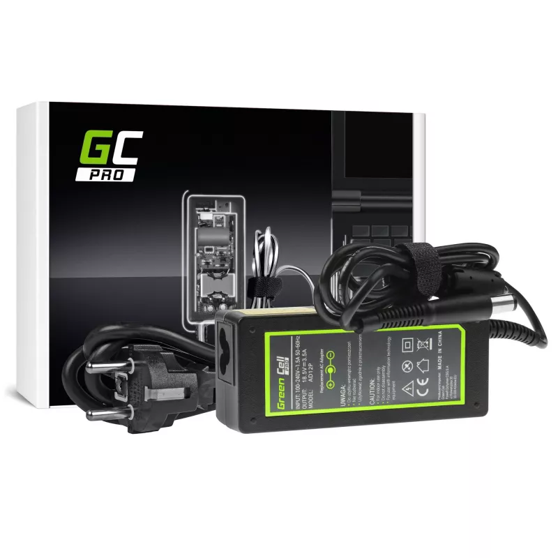 Green Cell AD12P zasilacz/przetwornica do użytku wewnętrznego 65 W Czarny