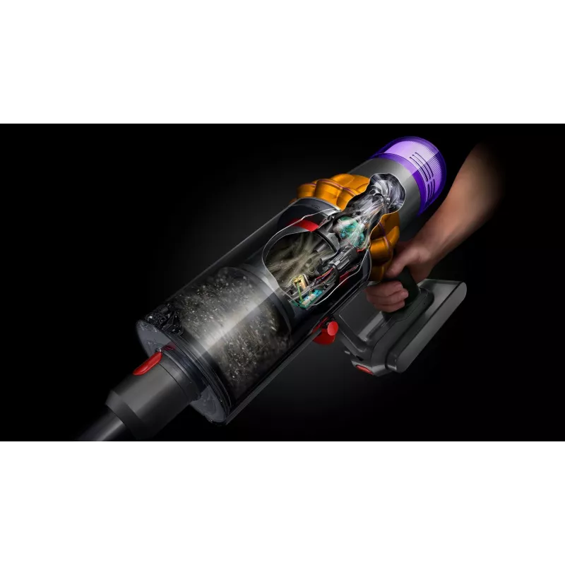 Odkurzacz ręczny Dyson V15 Detect Absolute Nikiel, Żółty 446986-01