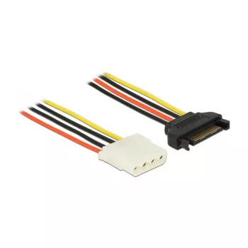 Kabel zasilający wewnętrzny DeLOCK 60137 0.5 m SATA 15-pin Molex 4-pin