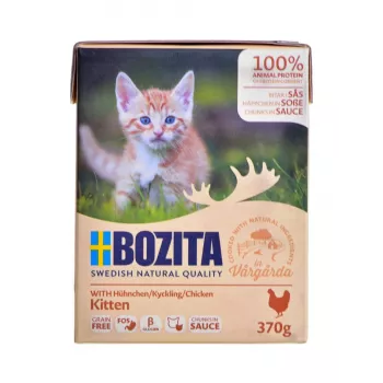 BOZITA Fresh Menu Kitten Chunks w sosie - mokra karma dla kota - 370g