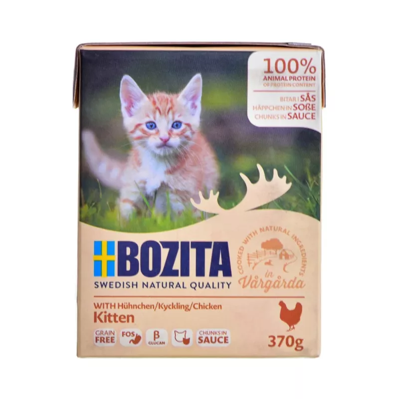 BOZITA Fresh Menu Kitten Chunks w sosie - mokra karma dla kota - 370g