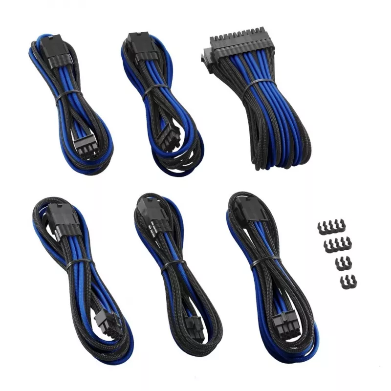Wewnętrzny kabel zasilający CableMod CM-PCAB-BKIT-NKKB-3PK-R Czarny Niebieski 250mm
