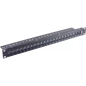 Panel krosowy 1U ShiverPeaks BS75066-1 Metal Czarny