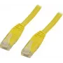 Kabel sieciowy Deltaco UTP Cat6 RJ-45 1 m Żółty