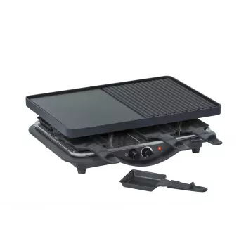 Grill do Raclette Steba RC 28 8 osób 1400 W Czarny Chrom
