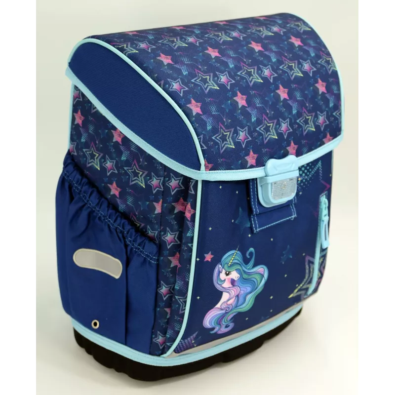 Tornister HAMA 00129681 Rainbow Unicorn — lekki plecak dziecięcy z regulowanymi paskami