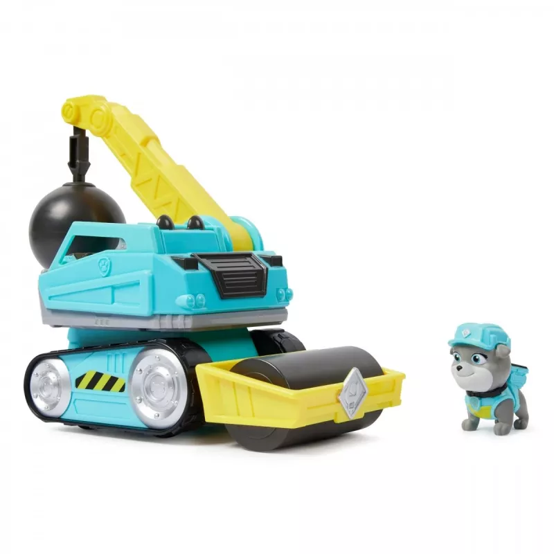 Ciężarówka z kulą wyburzeniową Rubble & Crew Motor 3+ Lata Plastik Czarny Niebieski Żółty