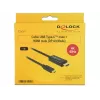 Kabel wideo DeLOCK 85290 USB Type-C do HDMI 1m Czarny