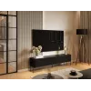 Szafka TV cama meble VERA 190x40x50 cm — blat i rama matowe czarne