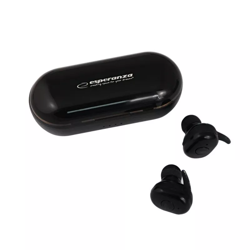 Esperanza TWS CARDERA Headphones Wireless In-ear Calls/Music Bluetooth Czarny