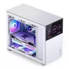 Obudowa PC Jonsbo D31 STD biały — Midi Tower, stal, hartowane szkło, Micro-ATX/ITX/DTX, 2×2,5 cala + 1×3,5 cala, GPU do 400 mm, chłodzenie CPU 168 mm