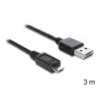 Kabel USB DeLOCK EASY-USB 2.0-A - USB 2.0 micro-B 3m