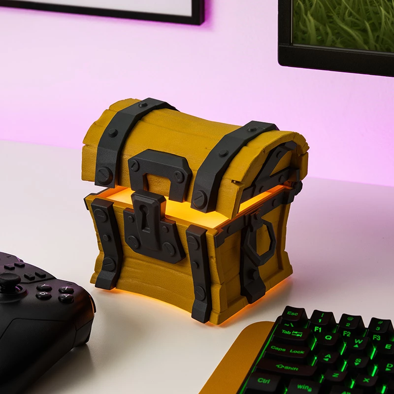 Lampa stołowa Paladone Fortnite Chest Light – tematyczna lampka LED