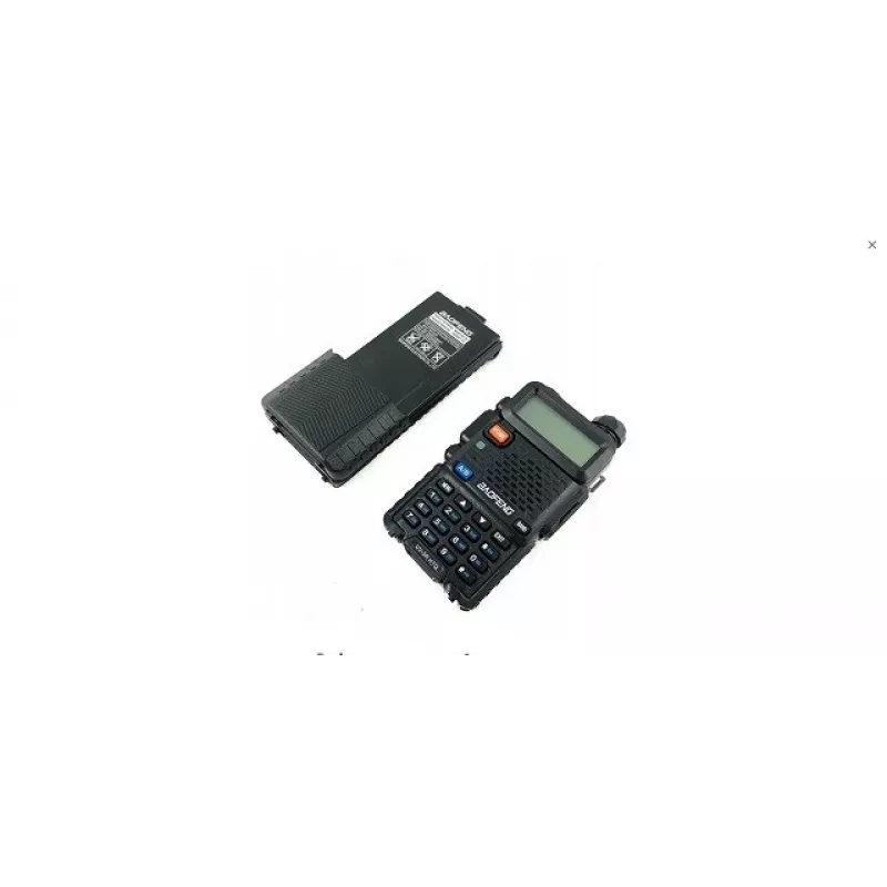 Ręczny radiotelefon dwukierunkowy Baofeng UV-5R HTQ 3800 USB-C, 5 W, 3800 mAh, USB-C, FM 64–108 MHz, VOX, ANR, latarka