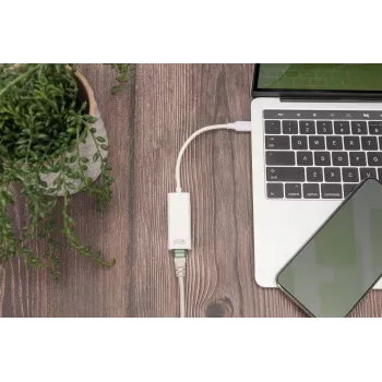 Digitus DN-3024 Adapter USB 3.0 20 cm 1x USB-C na 1x RJ45 Ekranowany