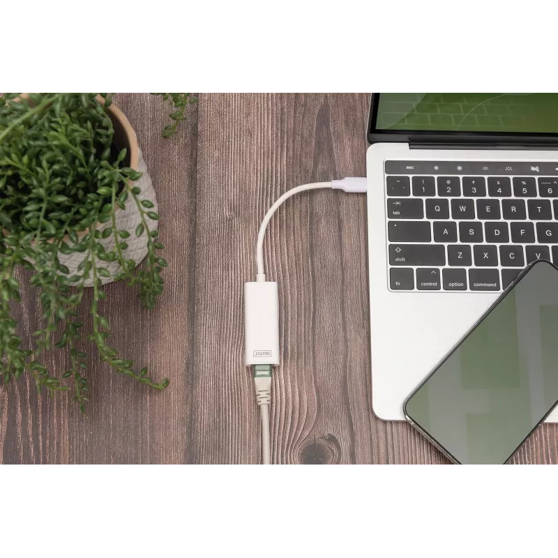 Digitus DN-3024 Adapter USB 3.0 20 cm 1x USB-C na 1x RJ45 Ekranowany