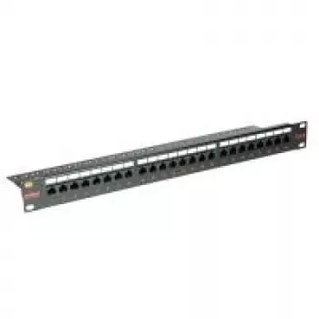 ROLINE Kat. 6 / Klasa E 48,30cm (19)-Patchpanel, 24P, Nieekranowany, czarny (26.11.0362)