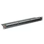 ROLINE Kat. 6 / Klasa E 48,30cm (19)-Patchpanel, 24P, Nieekranowany, czarny (26.11.0362)