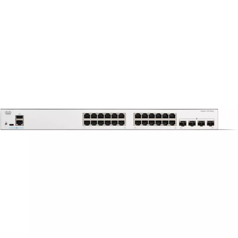 Przełącznik zarządzalny Cisco Catalyst 1200-24T-4G 24 porty GE 4x1GE SFP