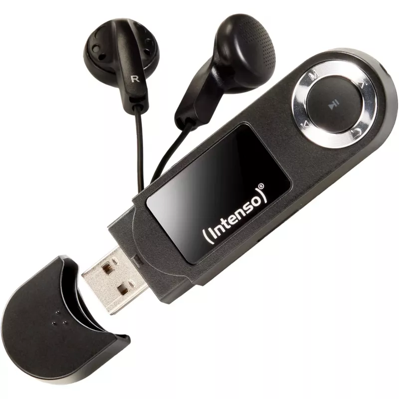 Intenso Music Walker - odtwarzacz multimedialny - 16 GB - czarny