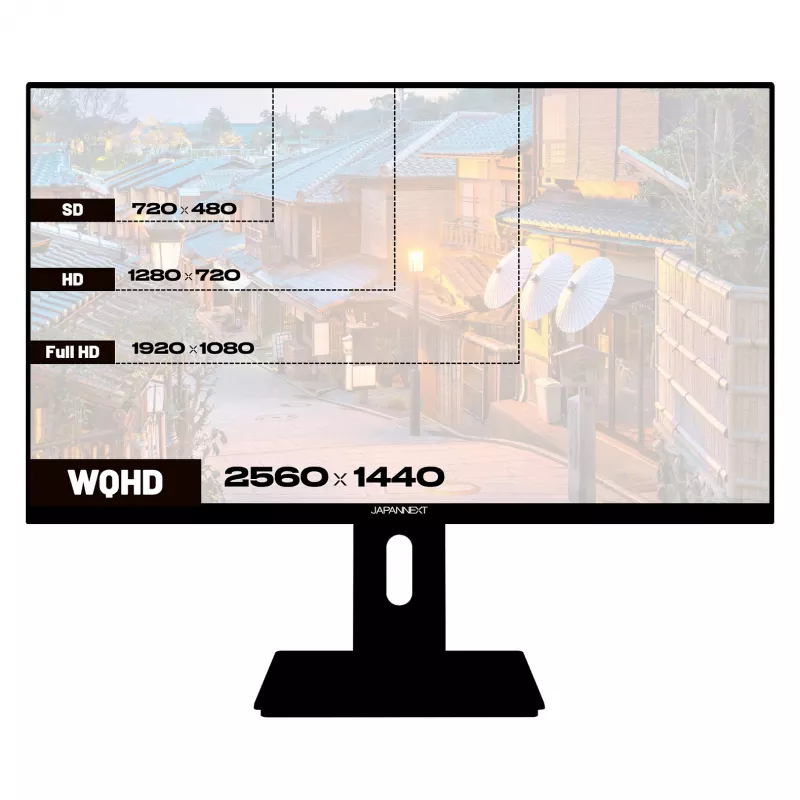 JAPANNEXT JN-27IPS4FLWQHDR-HSP 16:9 HDMI/DP WQHD - Monitor płaski (TFT/LCD)