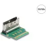 Adapter DELOCK wewnętrzny SFF-8654 na SFF-8654 (męski), model 64179, cienki SAS 8i 90°