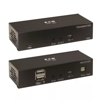 Zestaw przedłużacza DisplayPort na HDMI przez Cat6 z obsługą KVM, 4K 60Hz, 4:4:4, USB, PoC, HDCP 2.2, do 70 m, TAA - Rozszerzenie wideo/audio, HDMI, DisplayPort