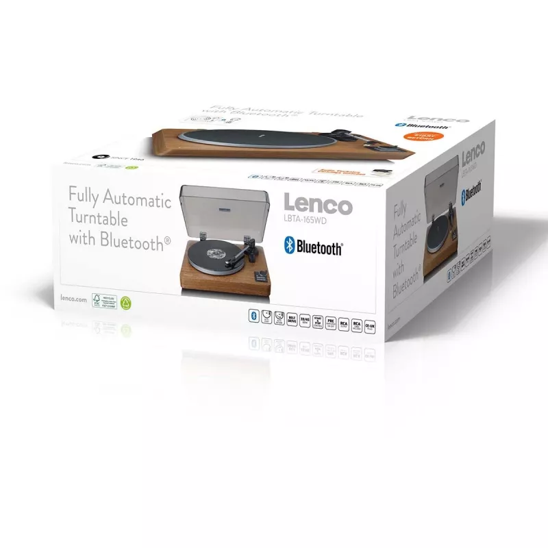 Gramofon Lenco LBTA-165 drewno z łącznością Bluetooth