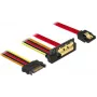 Kabel SATA DeLOCK 85229 0,3 m SATA 7-pin SATA 22-pin Czarny