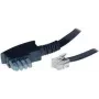 Kabel S/CONN ShiverPeaks TC70170 10m TAE-N RJ12 czarny przezroczysty