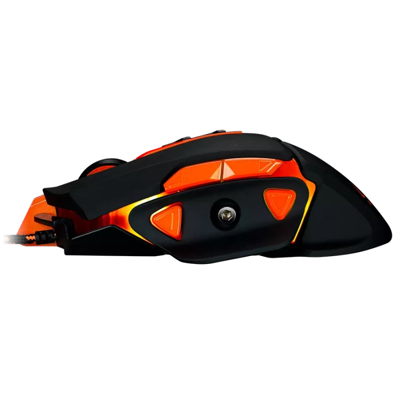Mysz CANYON Hazard GM-6 LED przewodowa czarno-pomarańczowa