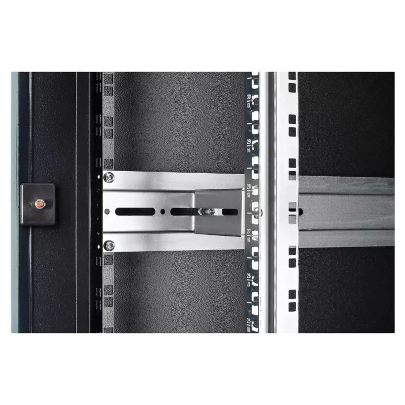 Szafa sieciowa DIGITUS Unique Light seria 42U 800×1000 mm (szer.×gł.) wolnostojąca, 800 kg, IP20, zamek na klucz