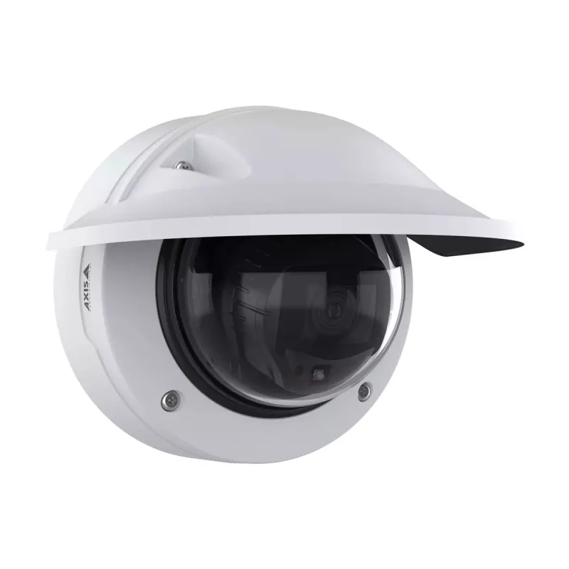 Kopułkowa kamera IP AXIS P3277-LVE — 2592×1944, 30 kl./s, sufit/ściana, wewnątrz i na zewnątrz, 1/2,8 cala CMOS, 104° HFOV