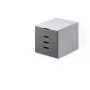 Szafka z szufladami Durable VARICOLOR szara z tworzywa, 4 szuflady