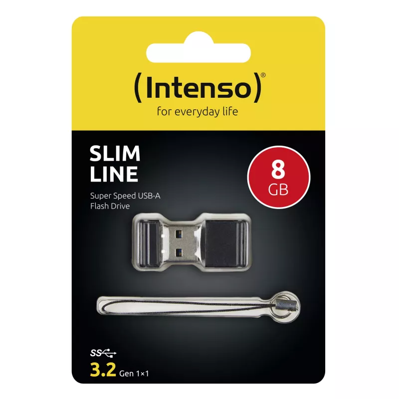 Pendrive Intenso 8 GB USB typu A 3.2 Gen 1 Czarny