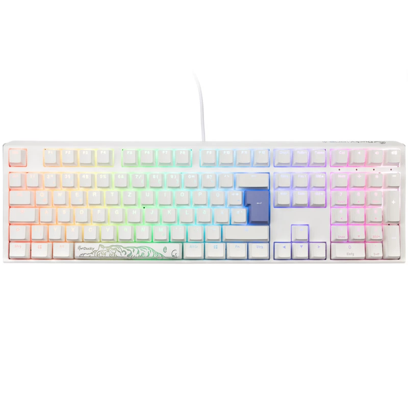 Klawiatura Ducky One 3 Classic Pure biały USB German biały (DKON2108ST-PDEPDPWWWSC1)