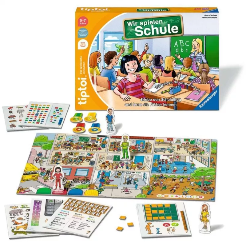 tiptoi Wir spielen Schule, gra planszowa