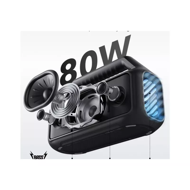 2.1 przenośny system głośnikowy Soundcore Boom 2 80 W