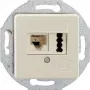 Gniazdko sieciowe Rutenbeck 13310301 Białe IP20 125V 1A