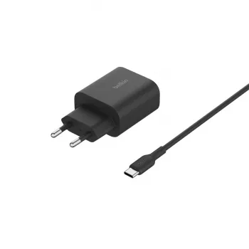 Belkin BoostCharge ładowarka do słuchawek bezprzewodowa szybkie ładowanie USB Type-C czarna