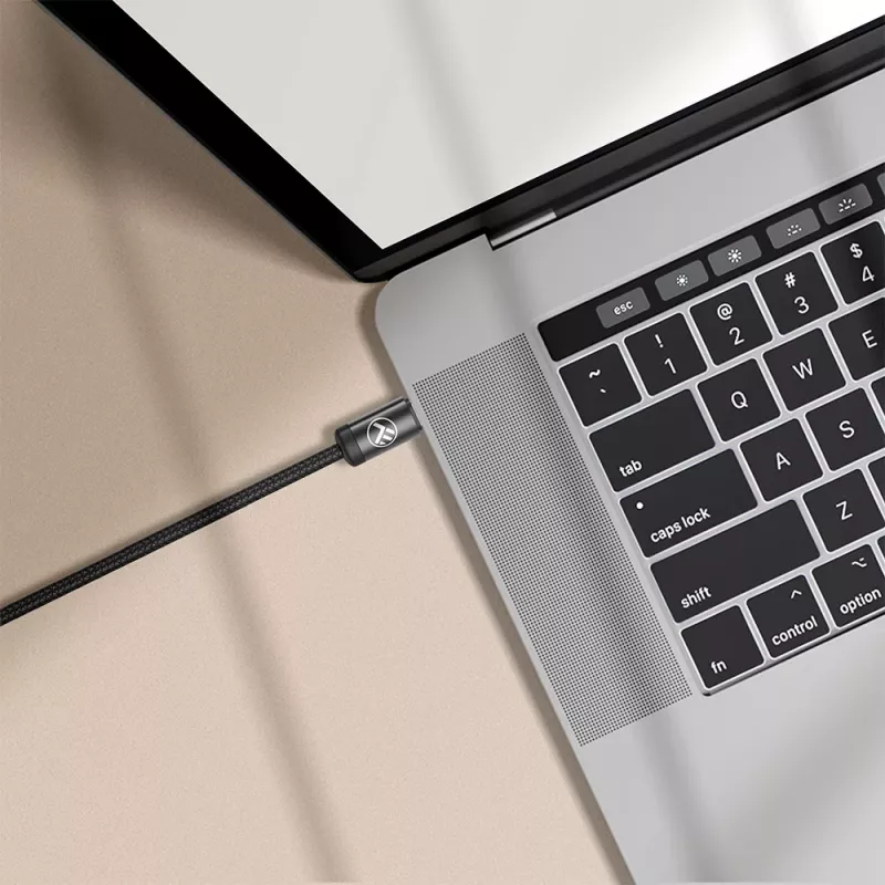 Kabel USB-C Tellur TLL155801 240W 2m czarny – kabel do ładowania i transmisji danych USB-C do USB-C