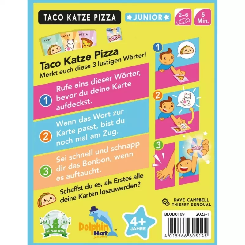 Taco Katze Pizza Junior, Gra karciana
