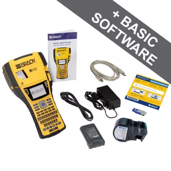 Brady Corporation M410-EU mobilna drukarka etykiet Thermal Transfer QWERTY 300 dpi max - Drukarka (177180)