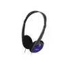 Słuchawki Panasonic RP-HT010E-A czarno-niebieskie z kablem 1,2 m, ultralekkie