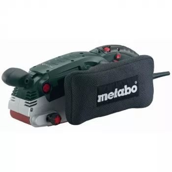 Szlifierka Metabo BAE 75, typ szlifierki: szlifierka taśmowa, rodzaj pojemnika na pył: worki próżniowe. Moc: 1010 W, waga: 4,7 kg, rozmiar płyty szlifierskiej (szer. x dł.): 75 x 533 mm, system mocowania
